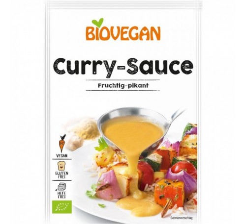 Sos Curry vegan FARA GLUTEN bio Biovegan, 29g